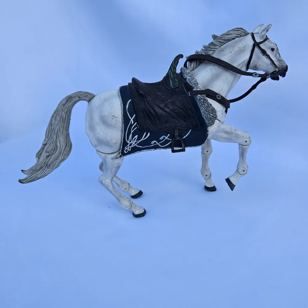 2001 Toybiz Lord Of The Rings Arwen Asfaloth Deluxe Horse Action Figure